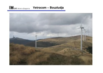 Vetrocom  Bouzludja  Vetrocom  Bouzludja Construction site altitude  1 490 meters  Total