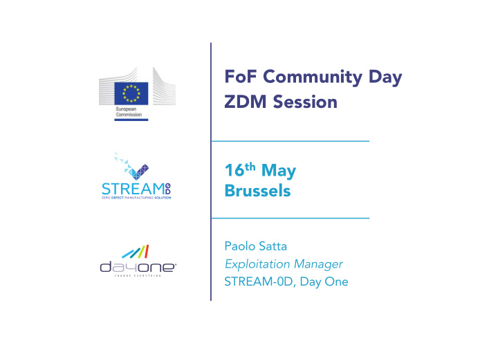 fof community day zdm session