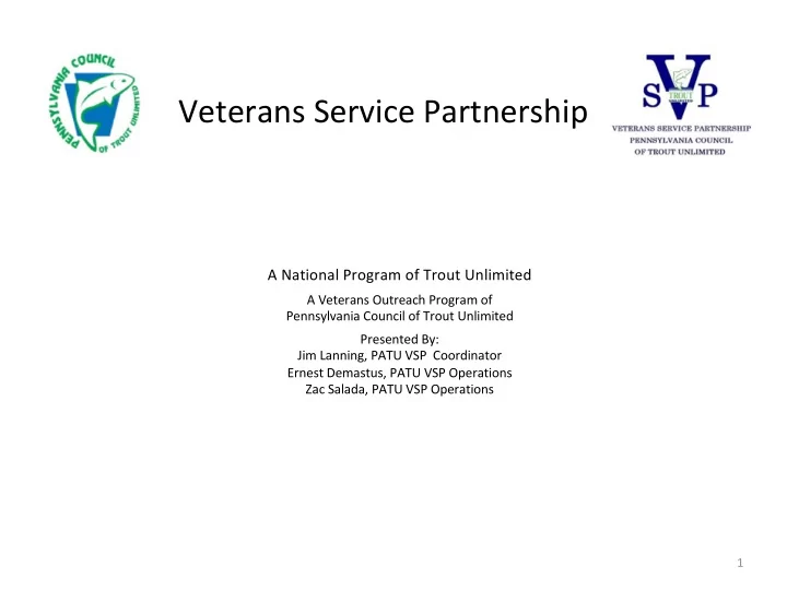 veterans service partnership