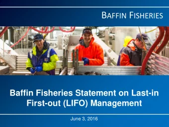 Mittimakalik HTA  Manautaq HTA  Pangnirtung HTA  Amorak HTA  4  Mayukalik HTA B ACKGROUND