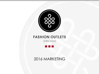 2016 MARKETING  2015 HIGHLIGHTS  Opened 10 new stores    The Art of Shaving  Piercing Pagoda