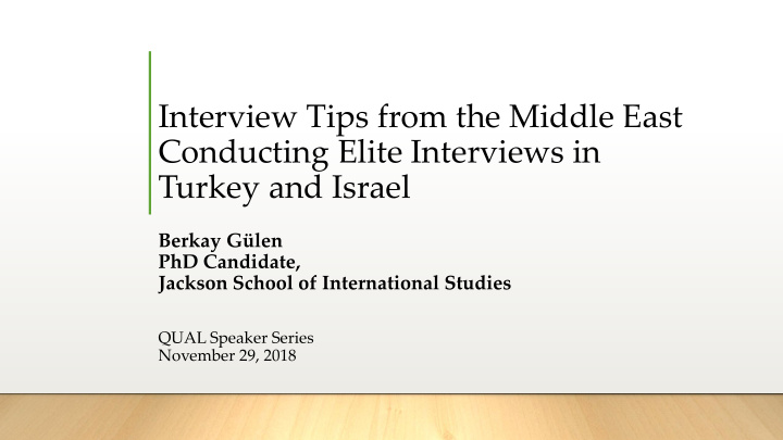 interview tips from the middle east conducting elite