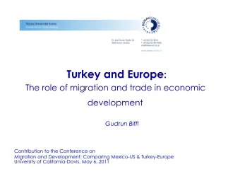 The present picture: Migrants in  Europe  The EU15 has about as many foreign born as USA (40