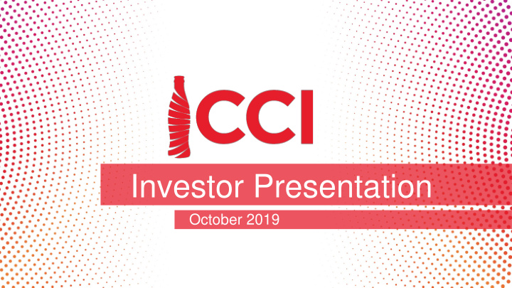 investor presentation