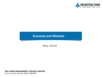 Economy and Markets  May 2019  EQUITY MARKET  Global equity market snapshot: April 2019