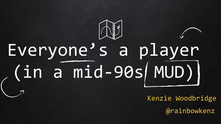 everyone s a player in a mid 90s mud