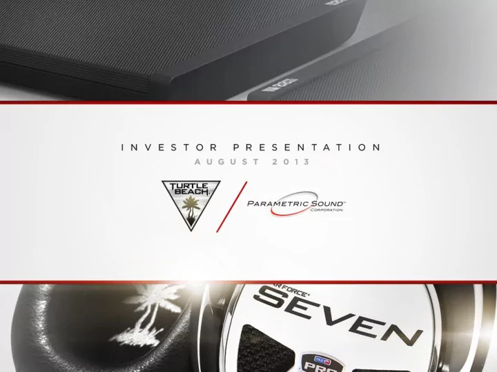 investor presentation