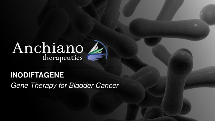 gene therapy for bladder cancer