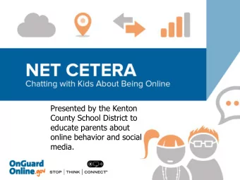 media.  Introductions and Welcome  Introductions and Welcome  Dr. Terri Cox-Cruey  Kenton County