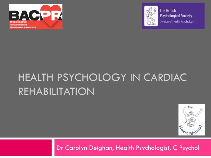 health psychology in cardiac