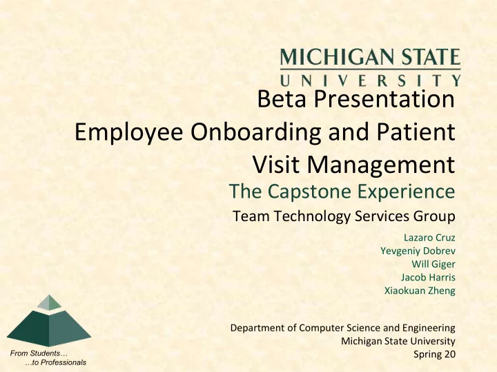 employee onboarding and patient