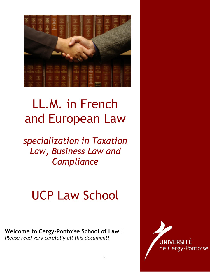 ll m in french and european law specialization in