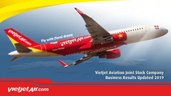 Vietjet Aviation Joint Stock Company  Business Results Updated 2019  0  Contents  i  Business