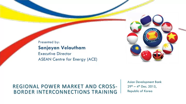 regional power market and cross