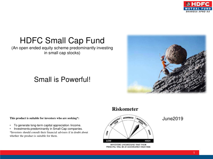 hdfc small cap fund