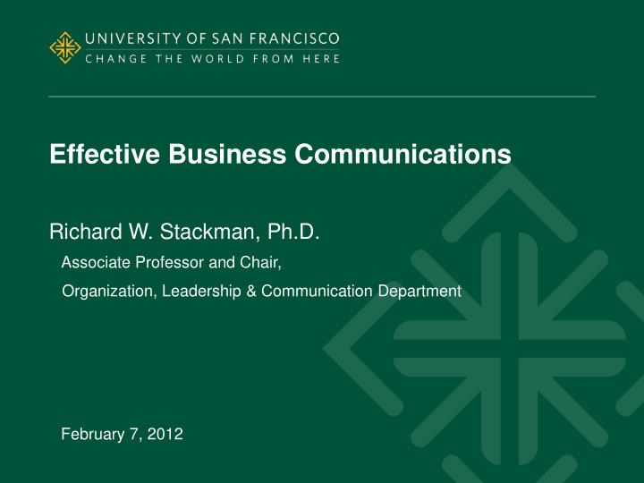 effective business communications