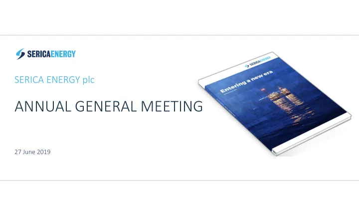annual general meeting