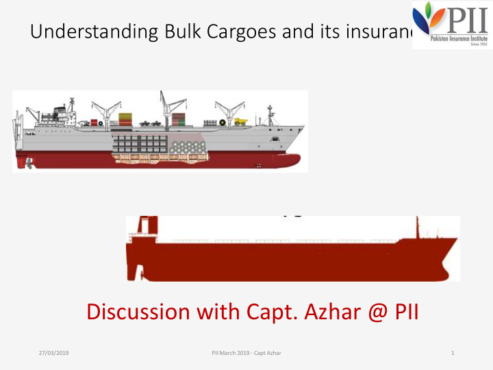 discussion with capt azhar pii