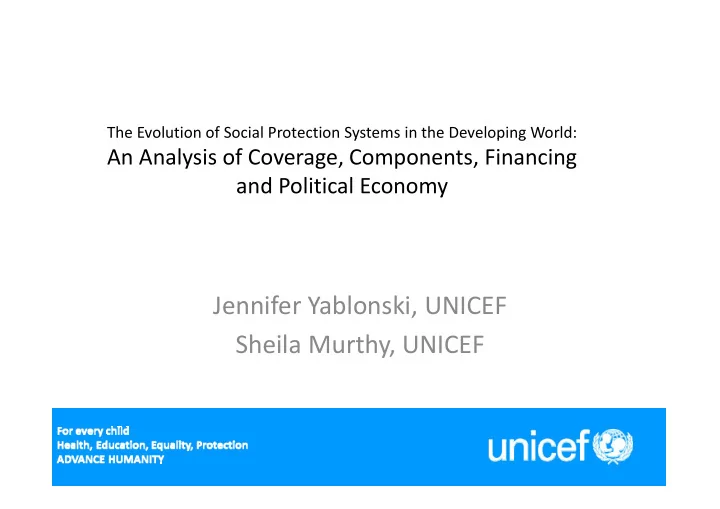 jennifer yablonski unicef jennifer yablonski unicef