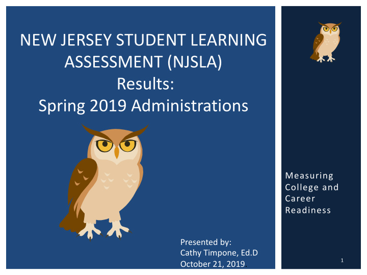 new jersey student learning assessment njsla results