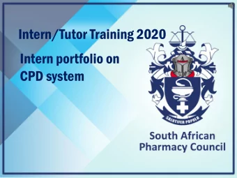 CPD system  Ou  Outl  tline  ine  CPD cycle    Selecting a domain  Mostly aimed