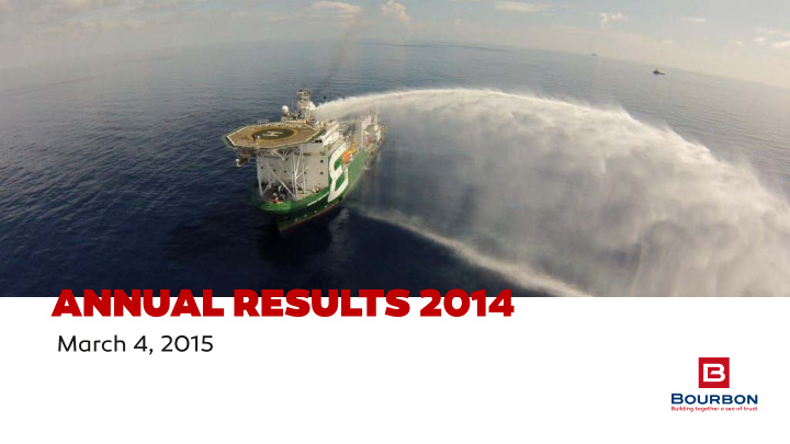 annual results 2014