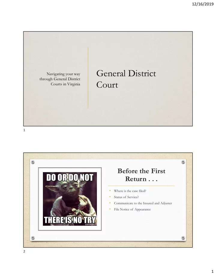 general district
