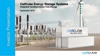 Investor Presentation  September 2018  Disclaimer  This document is confidential and proprietary.