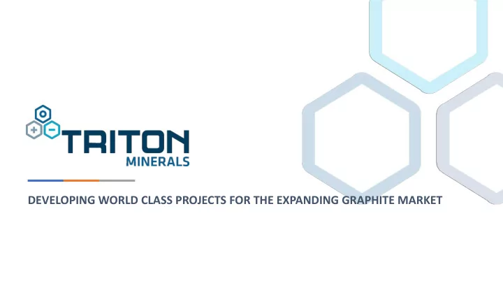 developing world class projects for the expanding