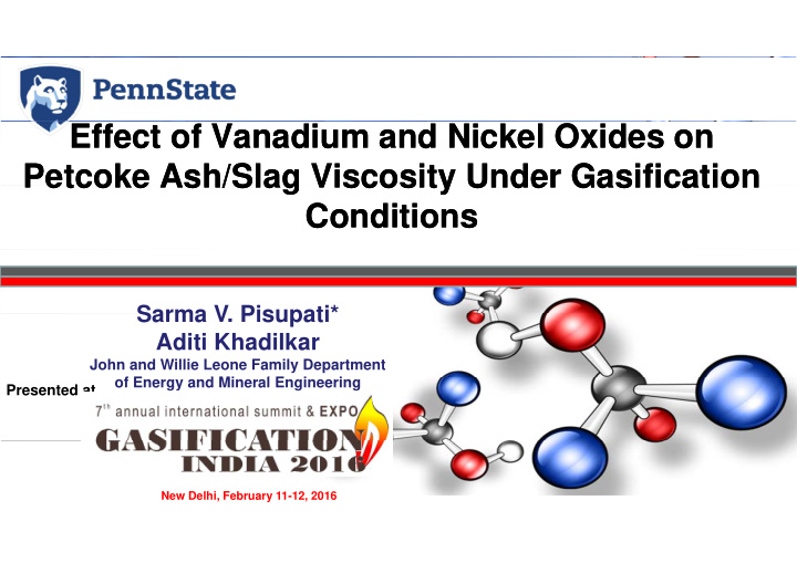 effect of vanadium and nickel oxides on effect of