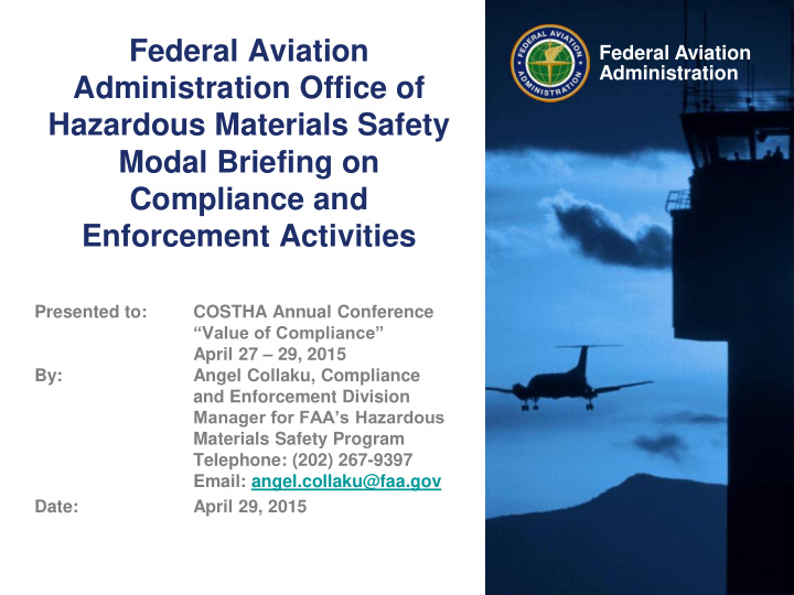 federal aviation