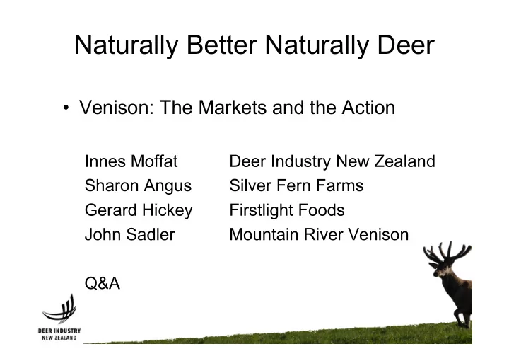 naturally better naturally deer