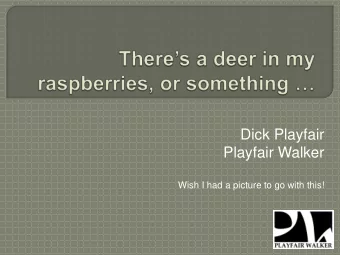 Dick Playfair  Playfair Walker  Wish I had a picture to go with this!  Secretary of the LDNS