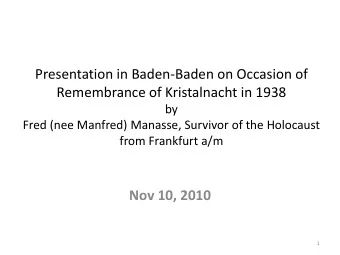 Nov 10, 2010  1  Early Pictures of the Entire Manasse  Family in Germany ~1933-1939  2  Mama &amp;