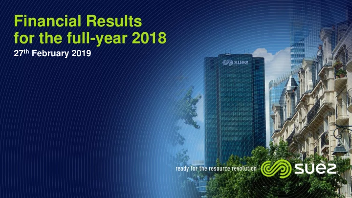financial results