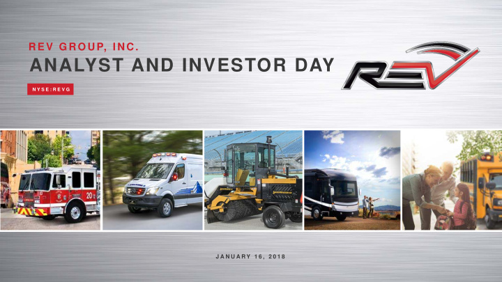analyst and investor day