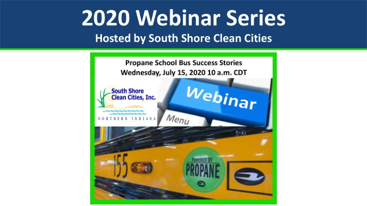 2020 webinar series