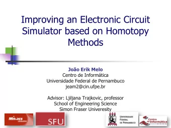 Methods  Joo Erik Melo  Centro de Informtica  Universidade Federal de Pernambuco