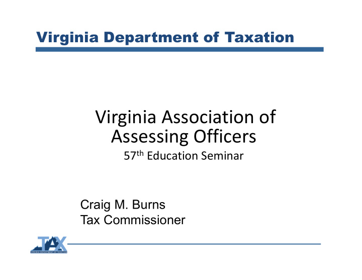 virginia association of assessing officers