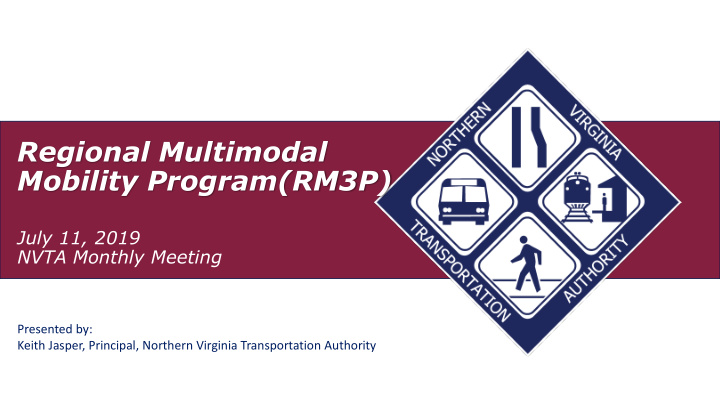 regional multimodal mobility program rm3p