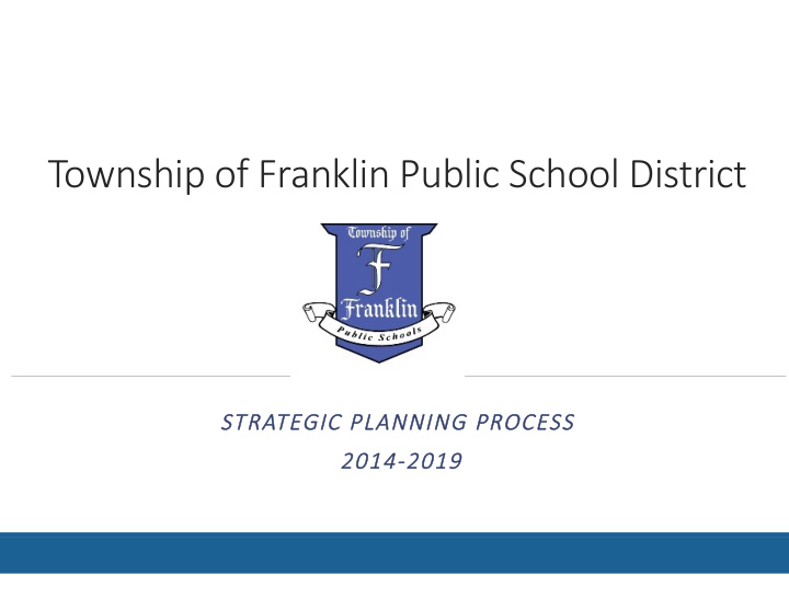 township of franklin public school district