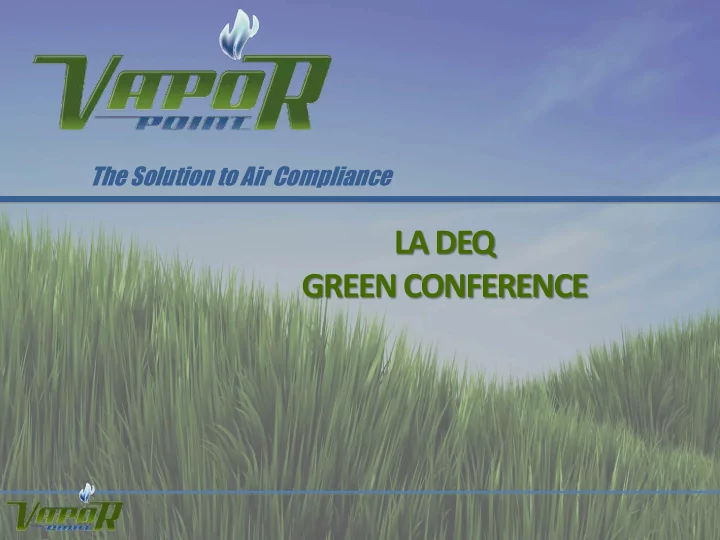 green conference