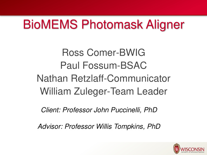biomems photomask aligner