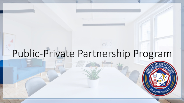 public private partnership program waffle house index