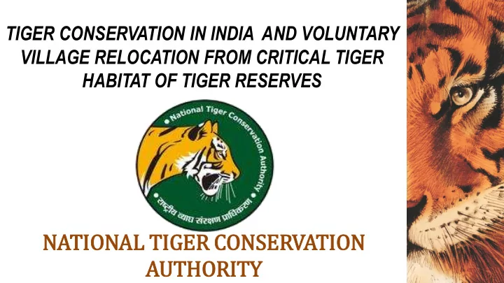 natio ional tig iger conservation