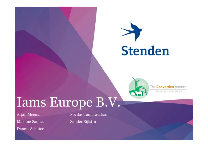 iams europe b v