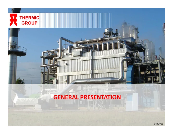 general presentation