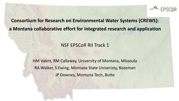 nsf epscor rii track 1