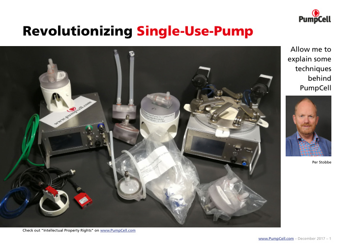 revolutionizing single use pump