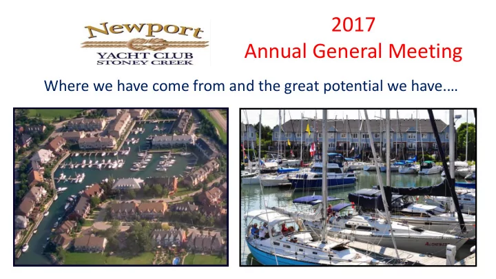 2017 annual general meeting